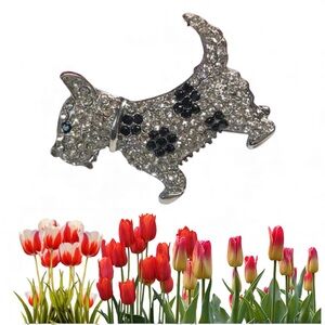 Betsey Johnson Scottie dog pin